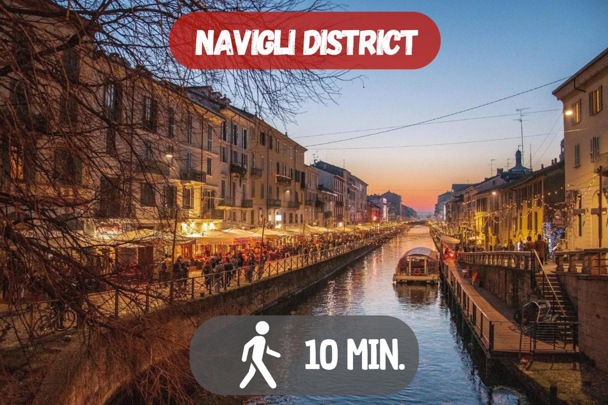 Appartement 10' Navigli, Penthouse With Panoramic View Milan