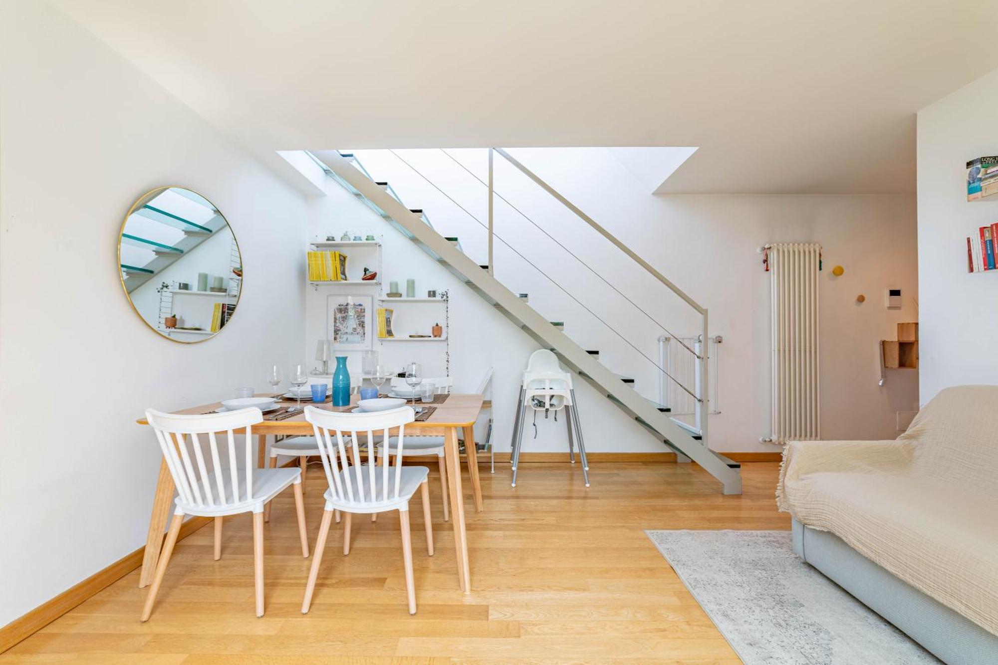 Appartement 10' Navigli, Penthouse With Panoramic View *